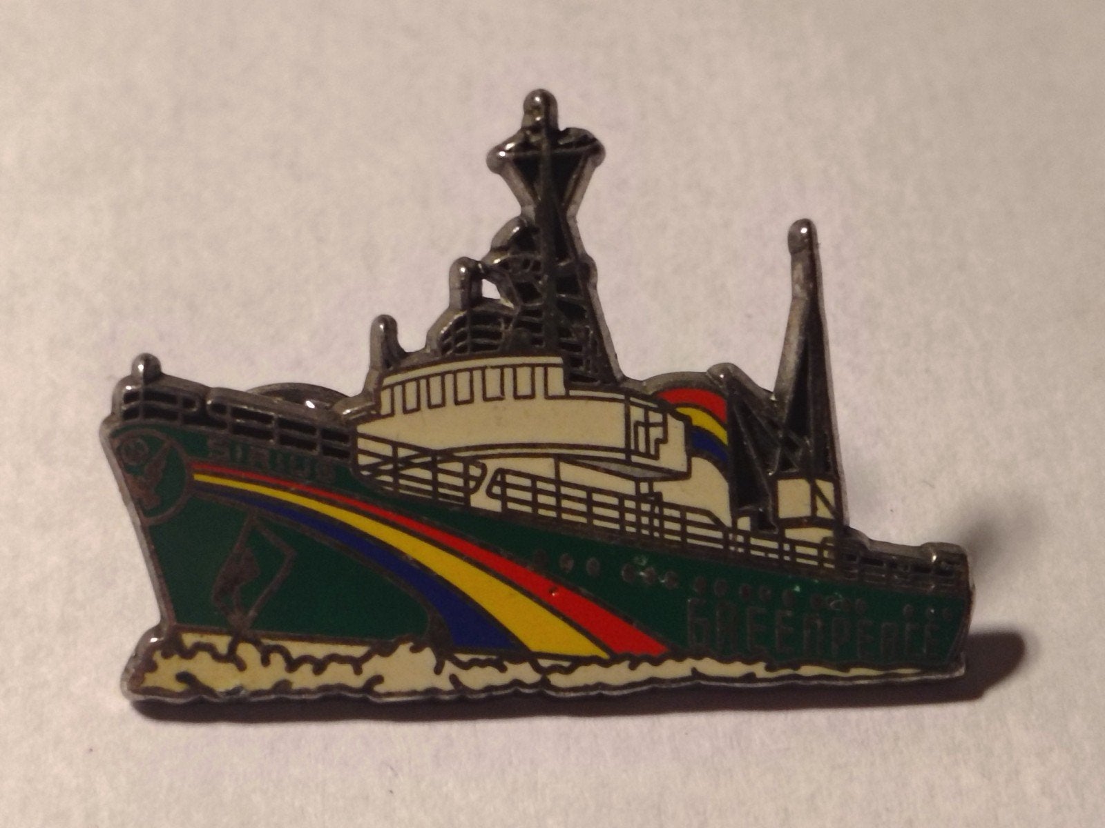 Greenpeace Emaille Speldje Pin, Verzamelen, Ophalen of Verzenden