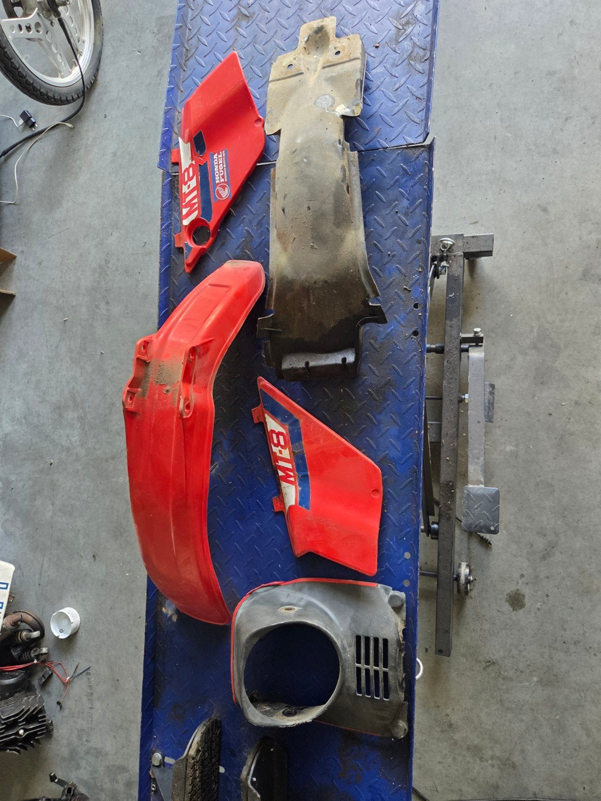 Honda mt5 mt8 allemaal orginele kappen, Ophalen of Verzenden, Gebruikt, Kap, Overige merken