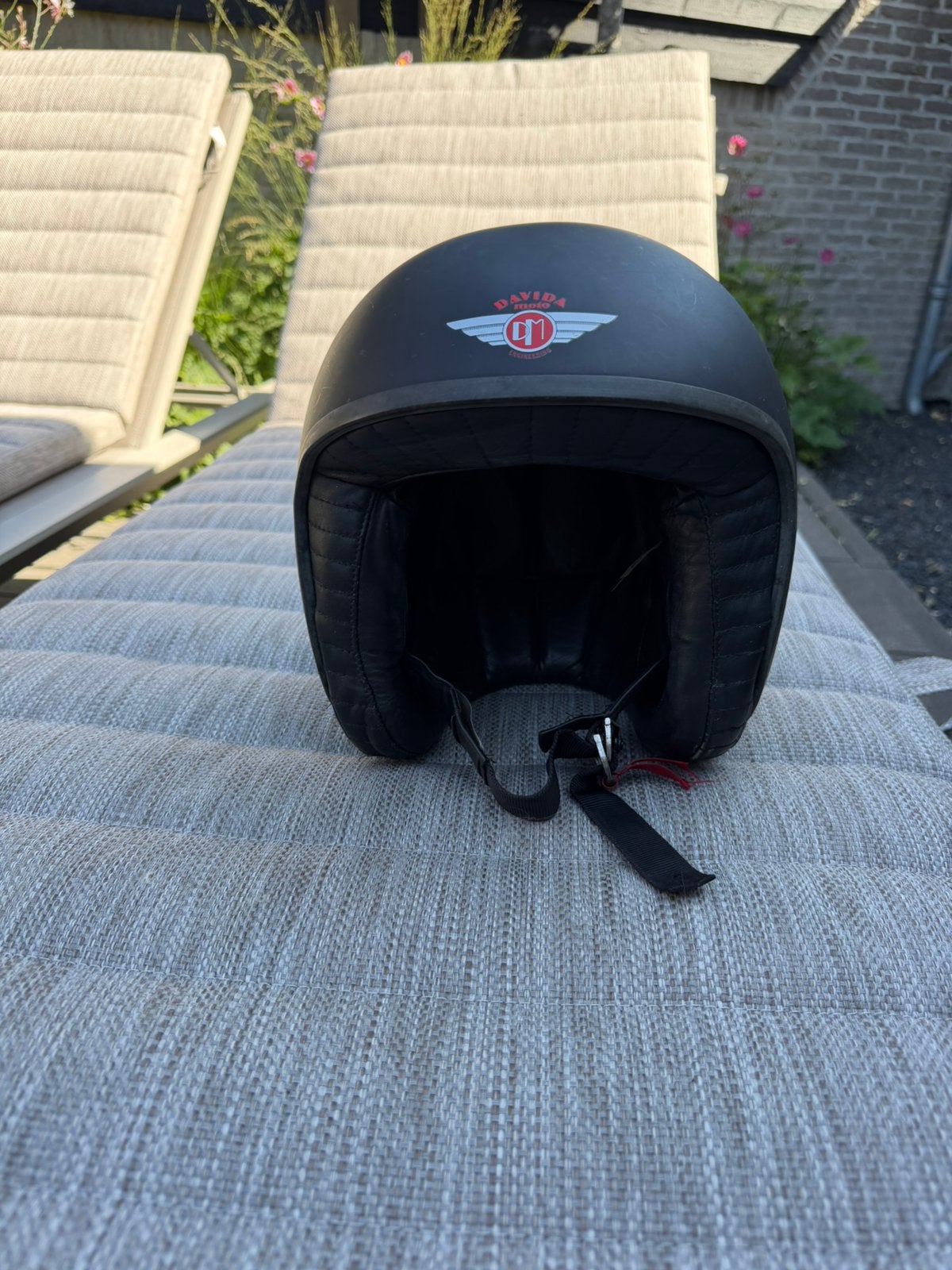 Davida helm maat M 58, Motoren, Kleding | Motorhelmen, Ophalen, Tweedehands, Overige merken
