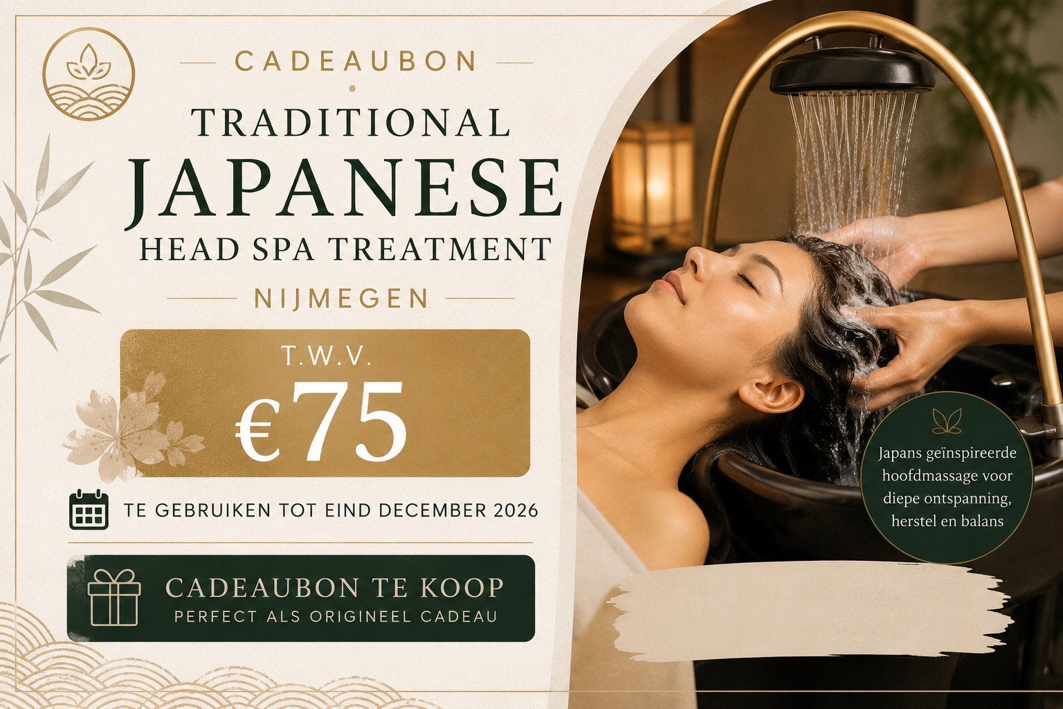 Traditional Japanese Head Spa Treatment, Eén persoon