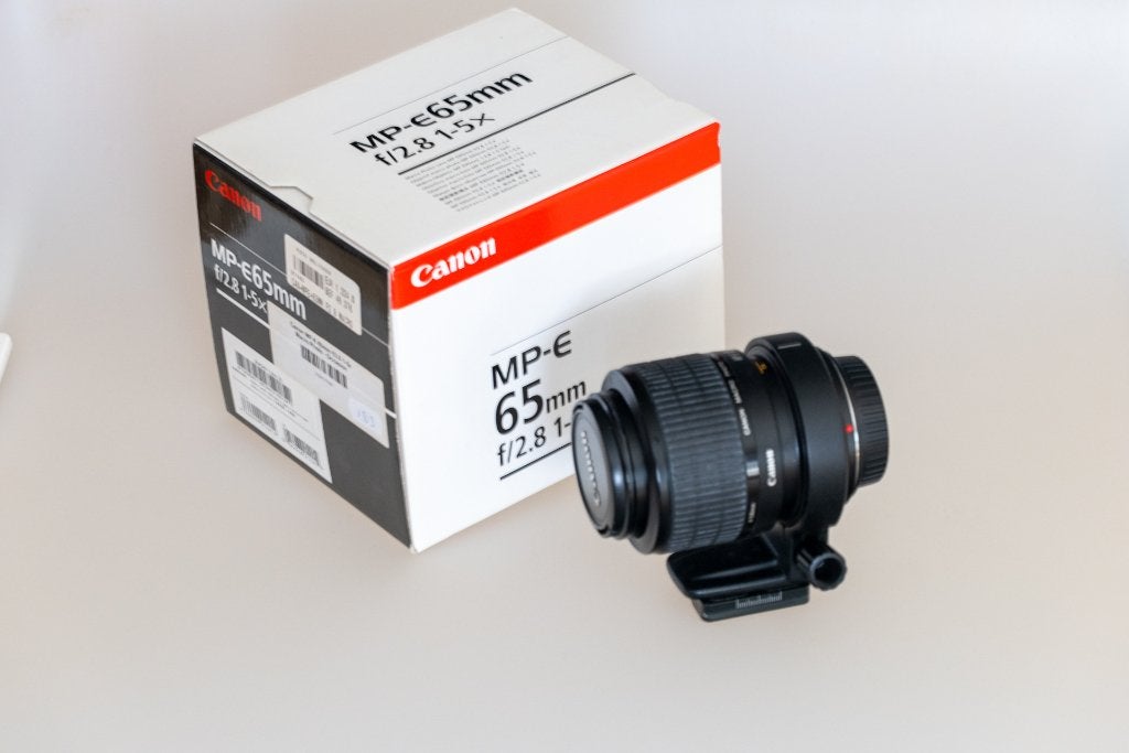 Canon MP-E 65  macro lens, Ophalen, 65 mm, Canon, Zo goed als nieuw