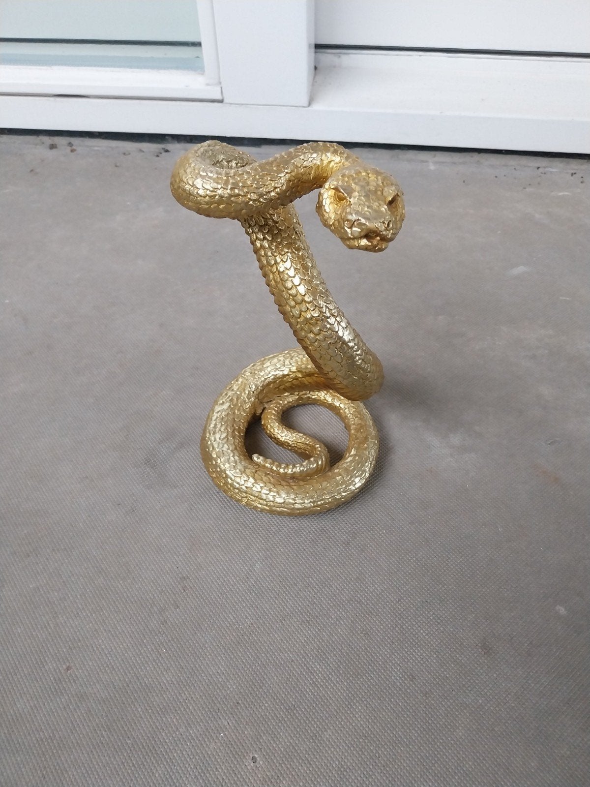 Gouden slang (decoratie), Ophalen of Verzenden, Zo goed als nieuw, Goud, Decoratieobject