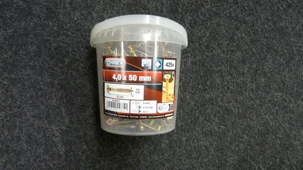 Onnex schroeven 4,0 x 50 mm pot met 425 stuks prijs per KG, Ophalen, Nieuw
