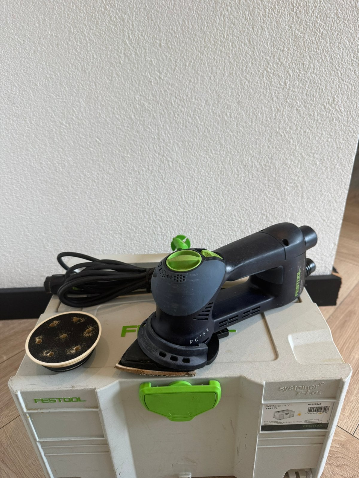 Festool ROTEX RO 90 DX FEQ-Plus Excenterschuurmachine, Ophalen, Gebruikt