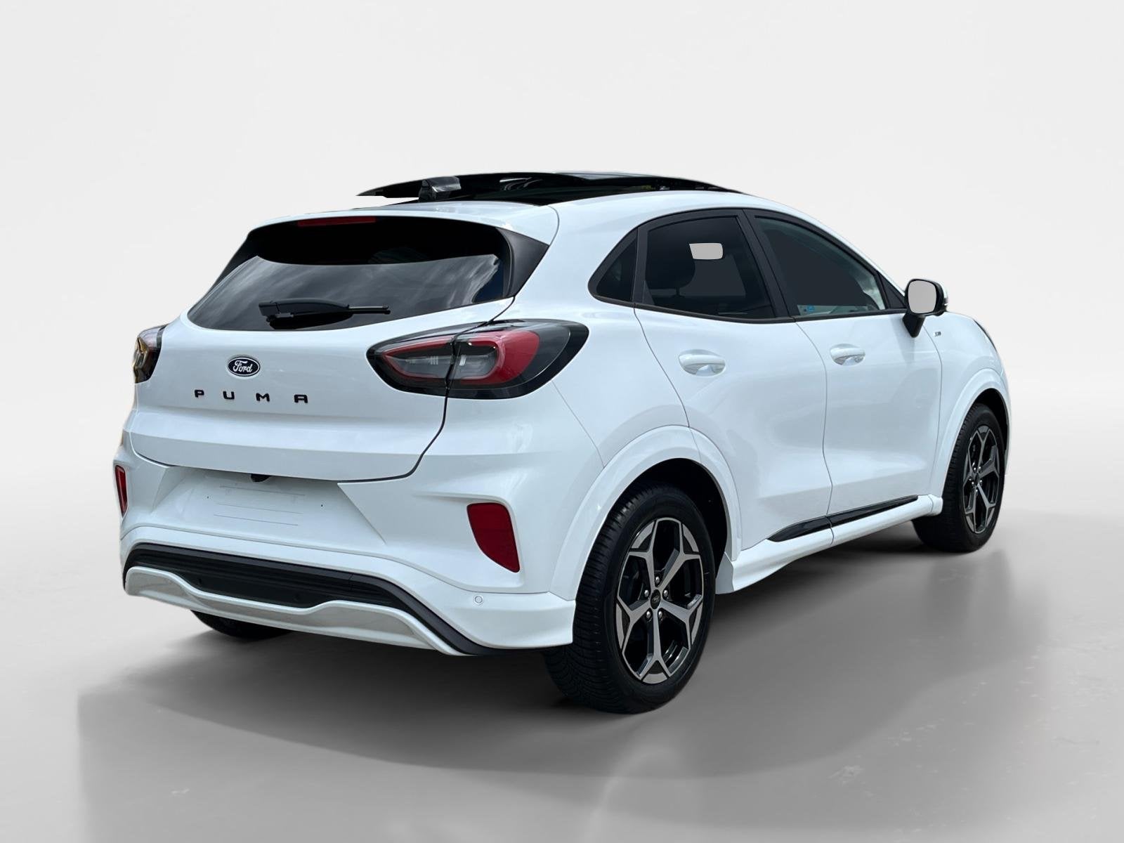 Ford Puma St-line |elektrisch glazen panorama-dak| Elek acht, Auto's, 125 pk, Euro 6, Leder en Stof, Wit