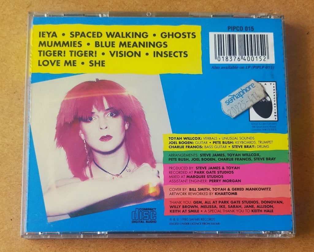Toyah - The Blue Meaning CD 1980/1990, Ophalen of Verzenden, Gebruikt, Poprock