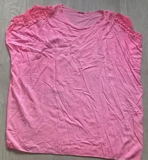 Roze blouse/ shirtje met kanten details maat 2XL, Ophalen of Verzenden, Nieuw, Roze, Shirt of Top