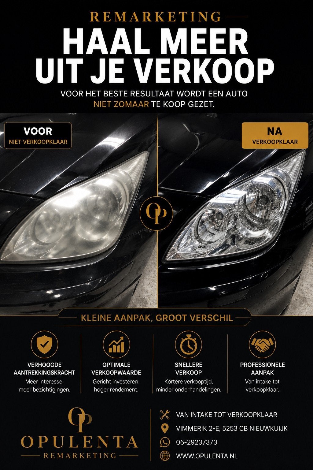 Auto's verkopen? Doe het professioneel., Ophalen of Verzenden
