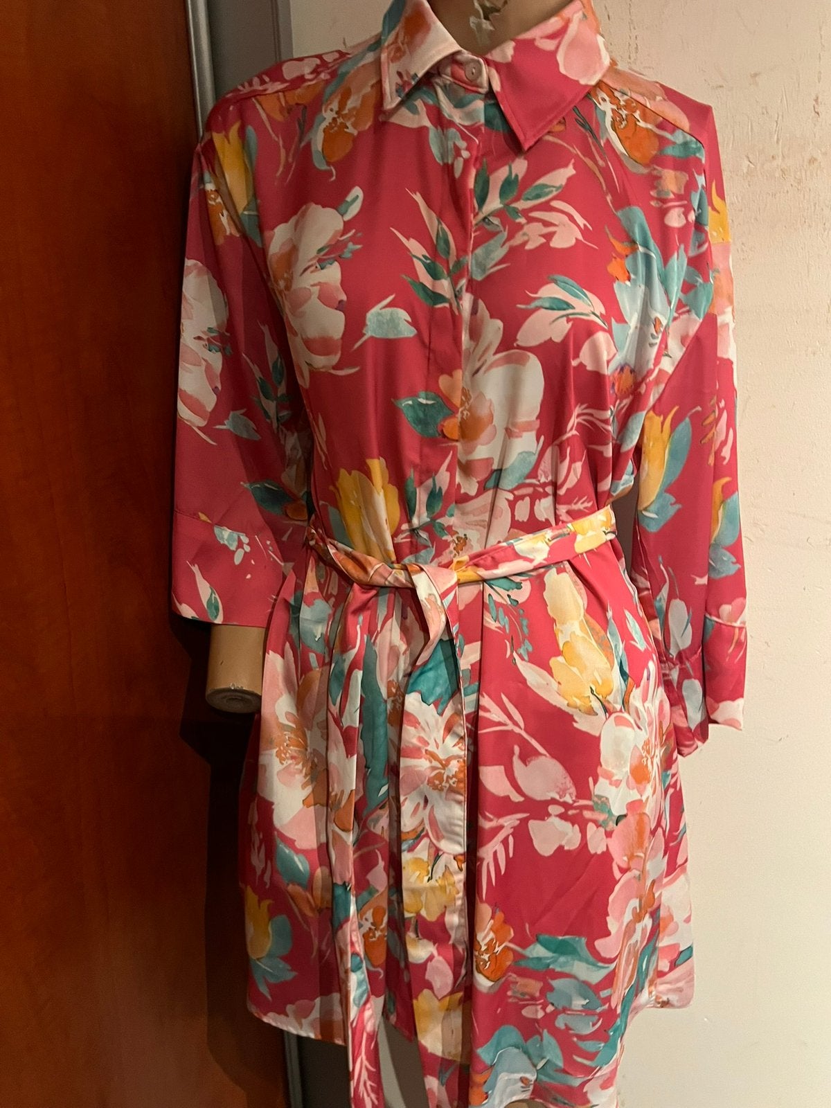 Zara jurk met ceintuur maat m zgan, Maat 38/40 (M), Zara, G, Ophalen of Verzenden