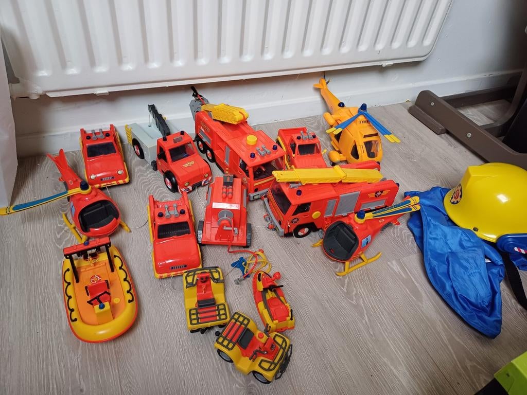 Grote collectie Brandweerman Sam speelgoed, Ophalen, Gebruikt