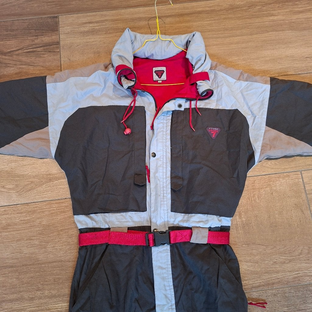 Vintage / retro 90s fout skipak maat S / 46 merk Degree 7, Kleding | Heren, Ophalen of Verzenden, Degree 7, Gedragen, Maat 46 (S) of kleiner