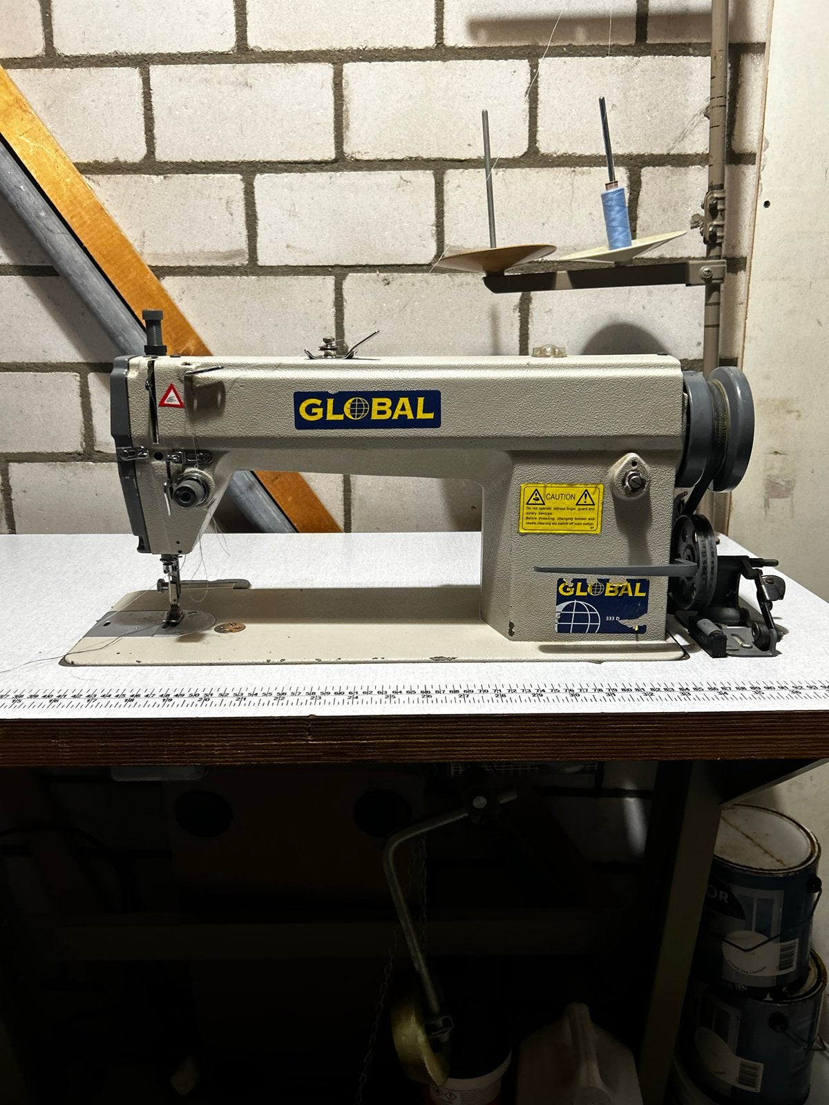 Naaimachine Industrieel Global, Hobby en Vrije tijd, Naaimachines en Toebehoren, Gebruikt, Naaimachine, Industrieel, Ophalen