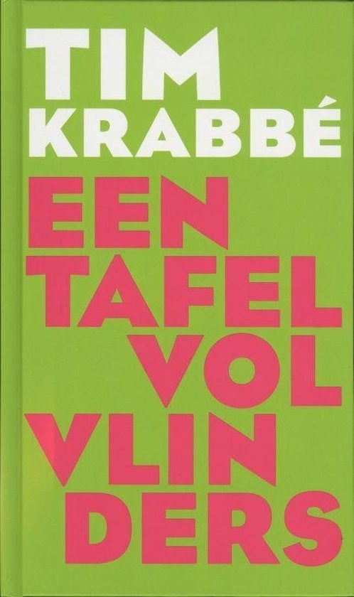 Tim Krabbé Een tafel vol vlinders, Ophalen of Verzenden, Zo goed als nieuw, Tim Krabbé
