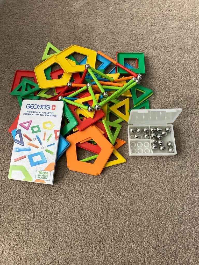 Geomag magnetisch speelgoed - Bouwset met vormen en staven, Ophalen of Verzenden, Nieuw, Overige merken