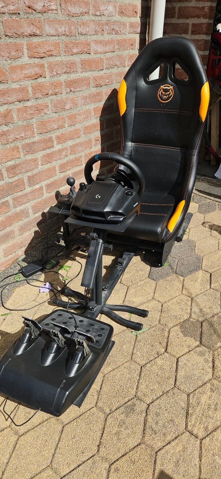Logitech G923 Racing Wheel met Playseat en Shifter, Ophalen, Zo goed als nieuw