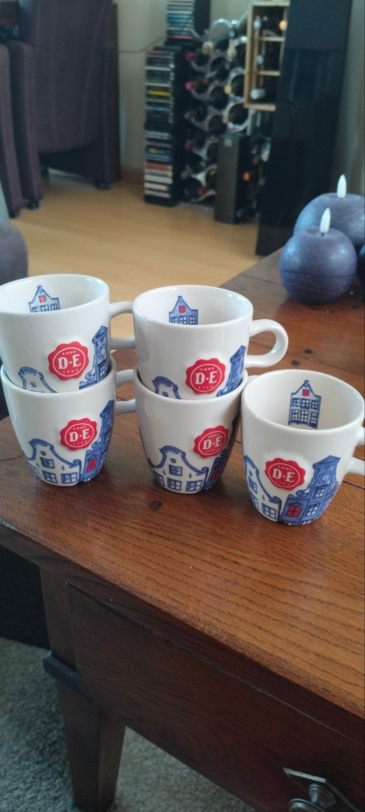 Douwe Egberts Hollandsche Waaren, Ophalen of Verzenden, Zo goed als nieuw, Overige stijlen, Kop(pen) en/of Schotel(s)