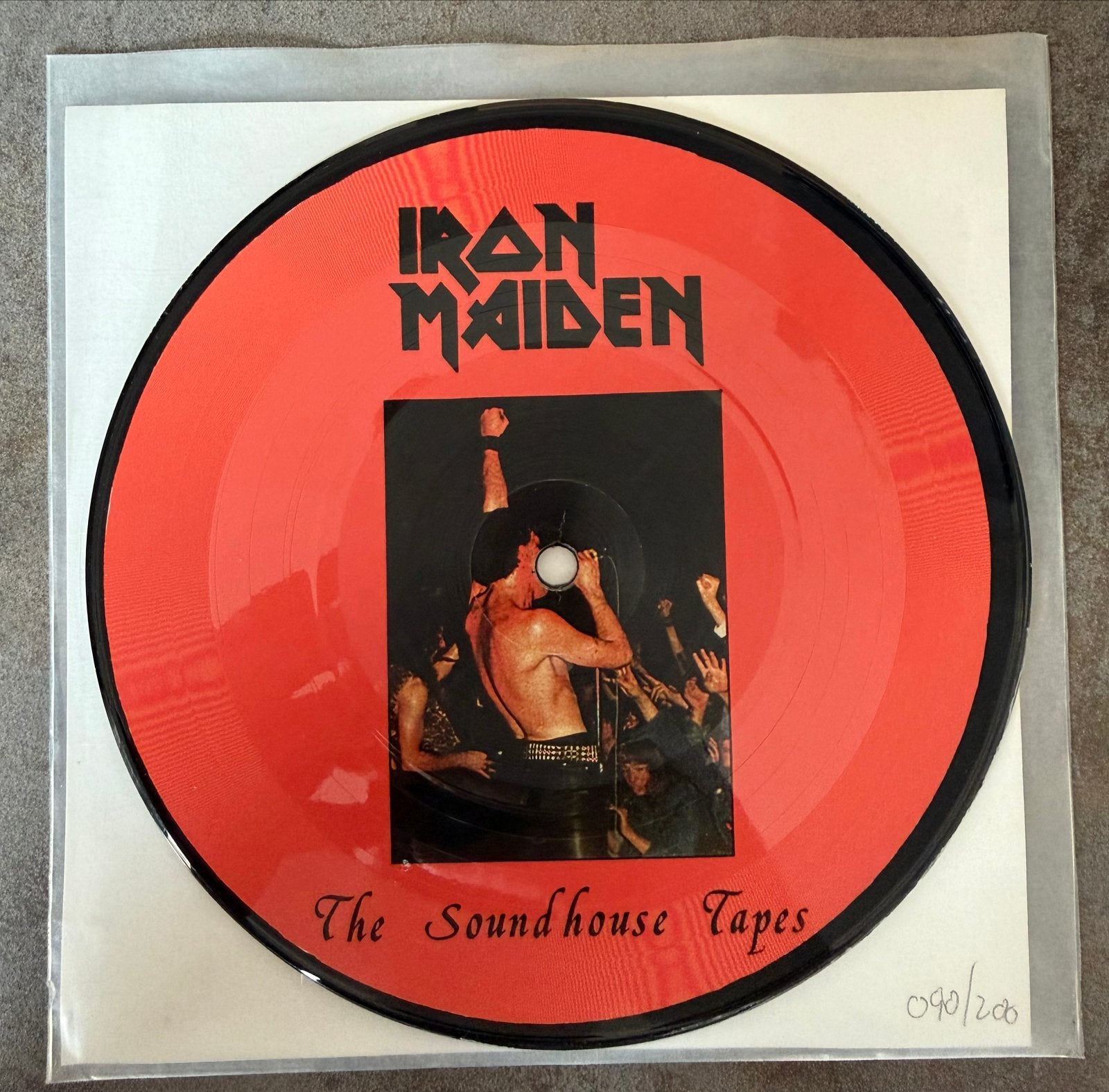 Iron Maiden - The Soundhouse Tapes 7” Picture Disc (090/200), Cd's en Dvd's, Ophalen of Verzenden, Zo goed als nieuw, Heavy metal