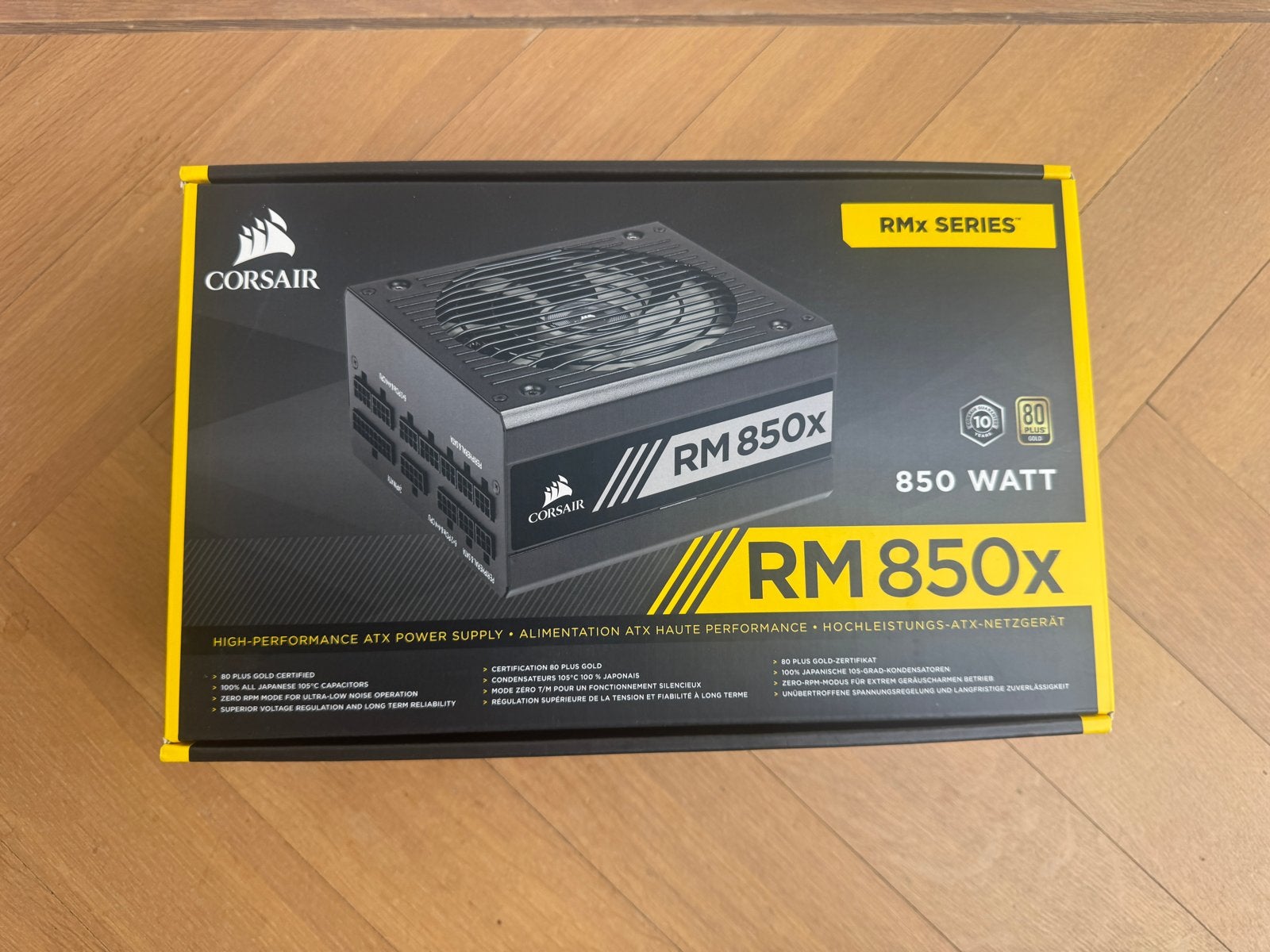 Corsair RM850x Voeding - 850 Watt, Zo goed als nieuw, Computers en Software, Ophalen, Zo goed als nieuw