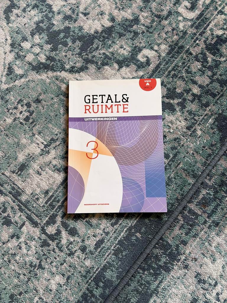Getal & Ruimte Uitwerkingen VWO A deel 3, Boeken, Schoolboeken, Gelezen, Wiskunde A, VWO, Ophalen of Verzenden