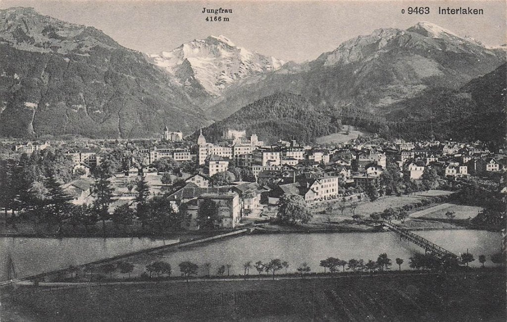 703-221-027 Jungfrau 4166 M Interlaken, Verzenden, Voor 1920, Overig Europa