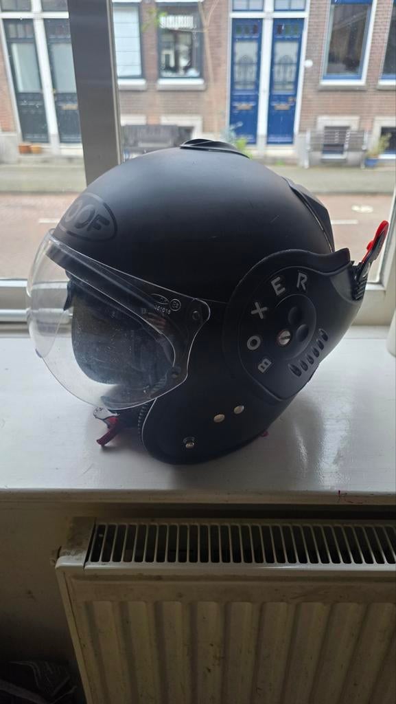 Zwarte Boxer helm maat XL, Overige merken, Systeemhelm, XL, Ophalen of Verzenden