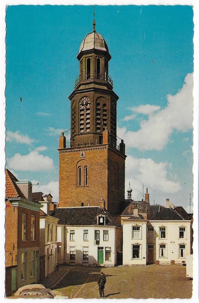 Winschoten Toren Ongelopen Ansichtkaart (B7519 ), Ophalen of Verzenden, 1960 tot 1980, Ongelopen, Groningen