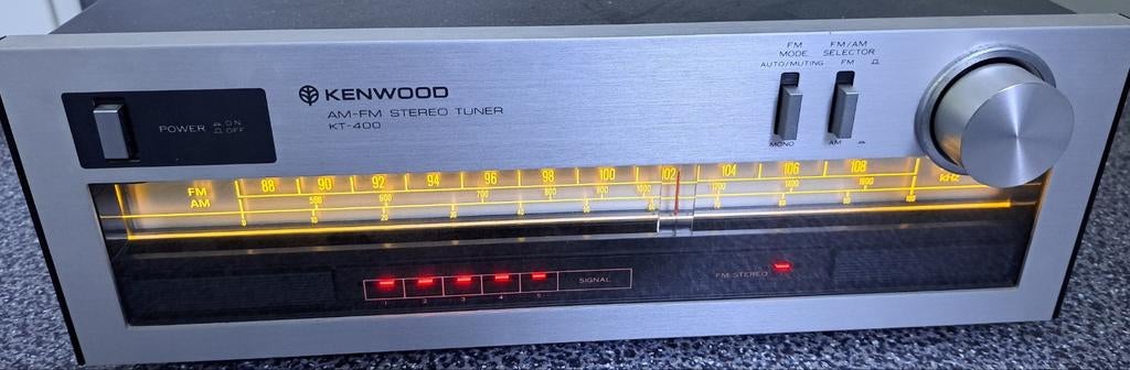Kenwood KT-400 AM-FM Stereo Tuner - Vintage Audio, Ophalen, Gebruikt, Analoog