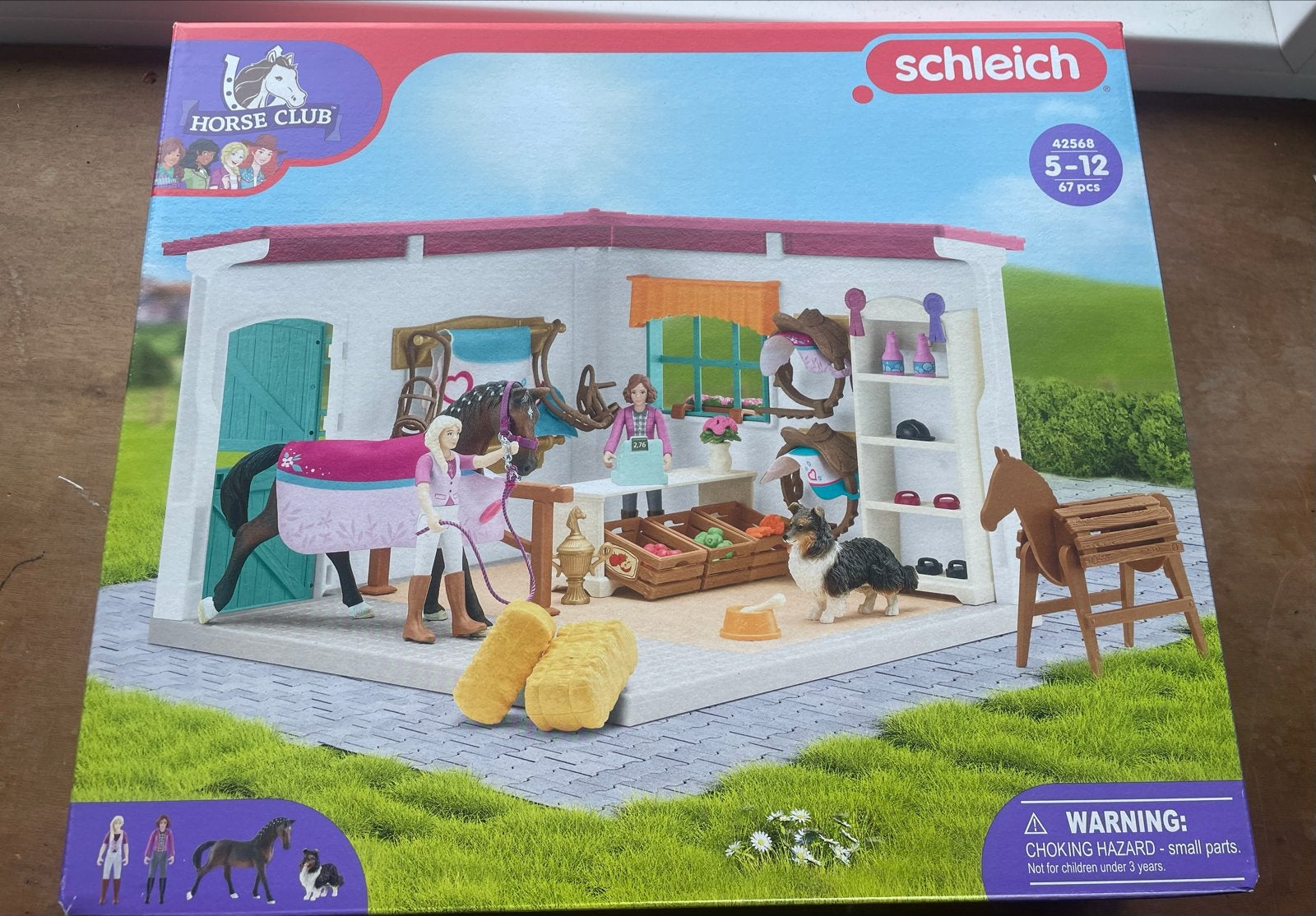 Schleich Horse Club Paardenstal - Niet 100% compleet, Kinderen en Baby's, Speelgoed | Overig, Ophalen of Verzenden, Gebruikt, Jongen of Meisje
