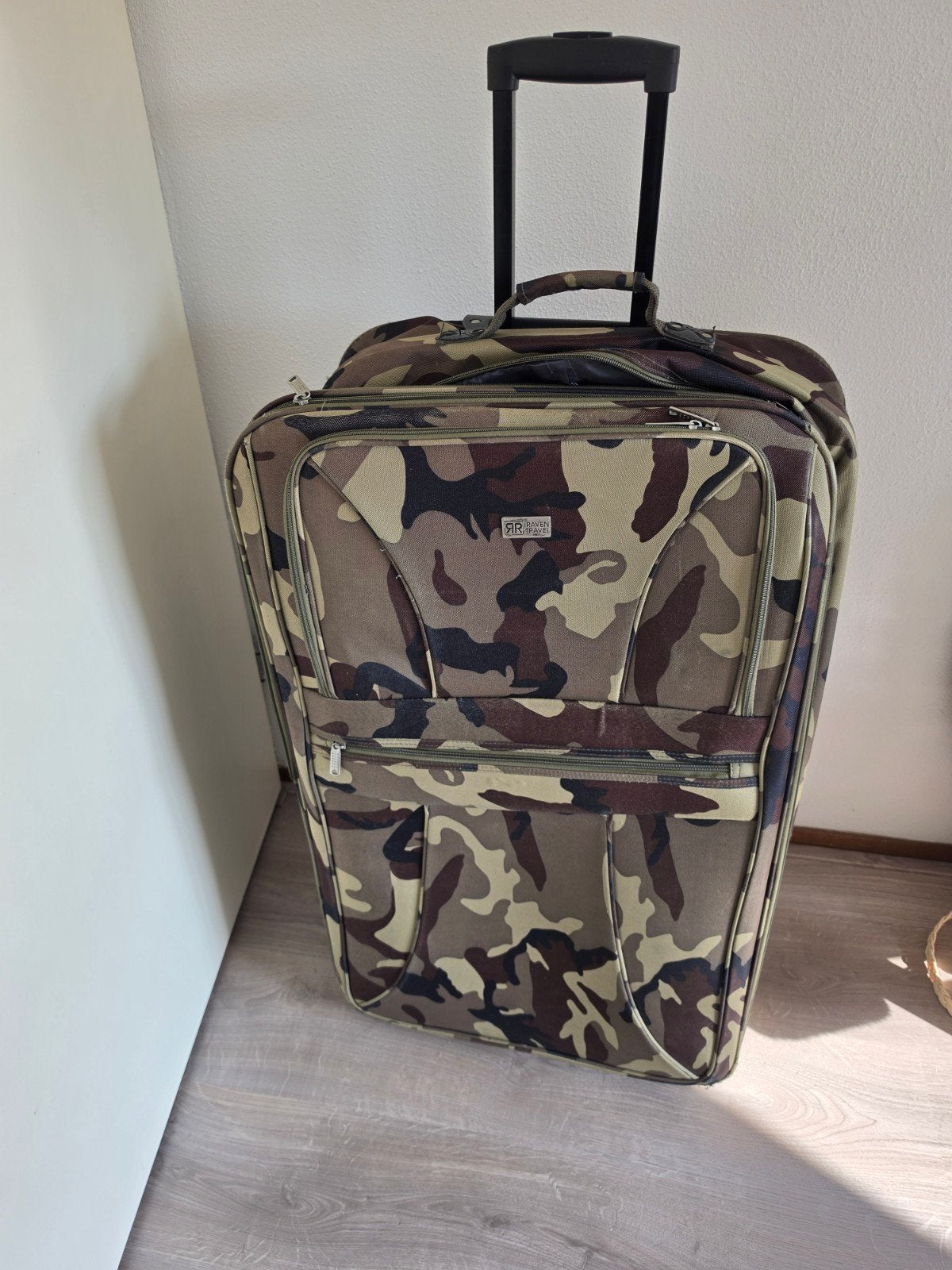 mega grote rolkoffer camouflage, Ophalen, Hard kunststof, 70 cm of meer