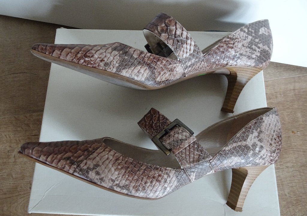 LEREN SCHOENEN VAN PETER HAHN MAAT 38, Overige kleuren, Ophalen of Verzenden, Zo goed als nieuw, Peter Hahn
