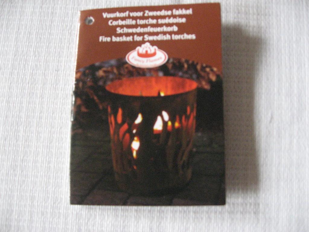 vuurkorf voor zweedse fakkel NIEUW !, Tuin en Terras, Ophalen of Verzenden, Nieuw, Vuurkorf