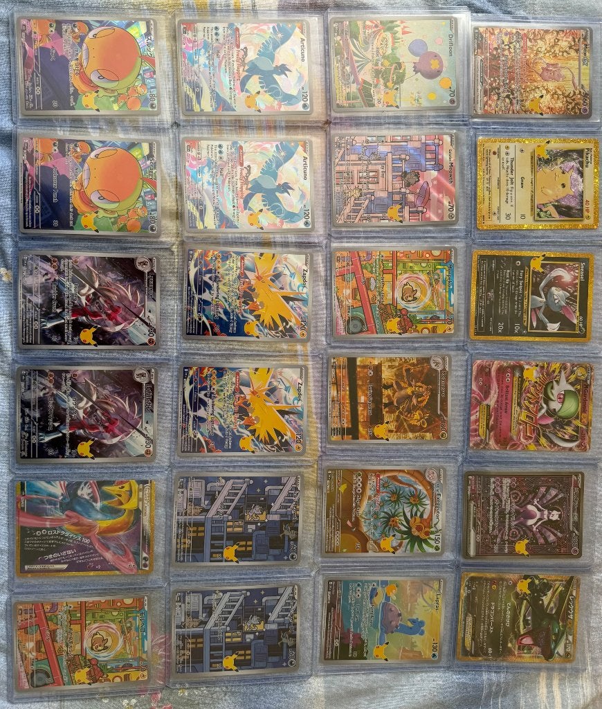 Pokémon 30th Celebration Kaarten Engels+Japans, Ophalen, Nieuw, Losse kaart