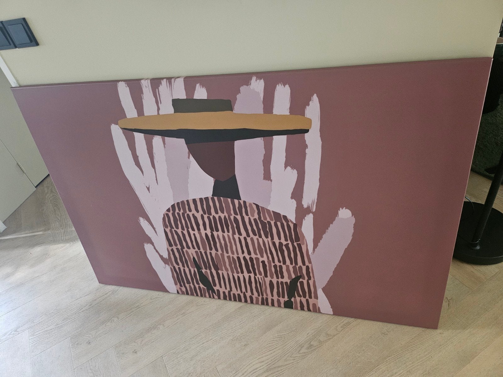 HELEMAAL NIEUW!! schilderij 140x90 cm! De kleuren van nu!, Ophalen, Nieuw, 125 cm of meer, Schilderij