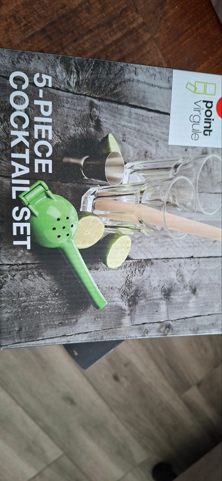 5-delige cocktailset - Point Virgule, Overige typen, Nieuw, Ophalen of Verzenden, Metaal