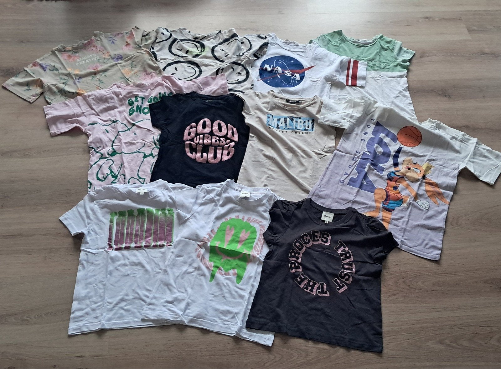 T-shirts maat 134/140, Kinderen en Baby's, Kinderkleding | Maat 134, Gebruikt, Meisje, Ophalen of Verzenden, Shirt of Longsleeve