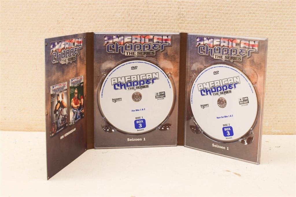 2 DVD box American Chopper the serie 48915, Ophalen of Verzenden, Gebruikt