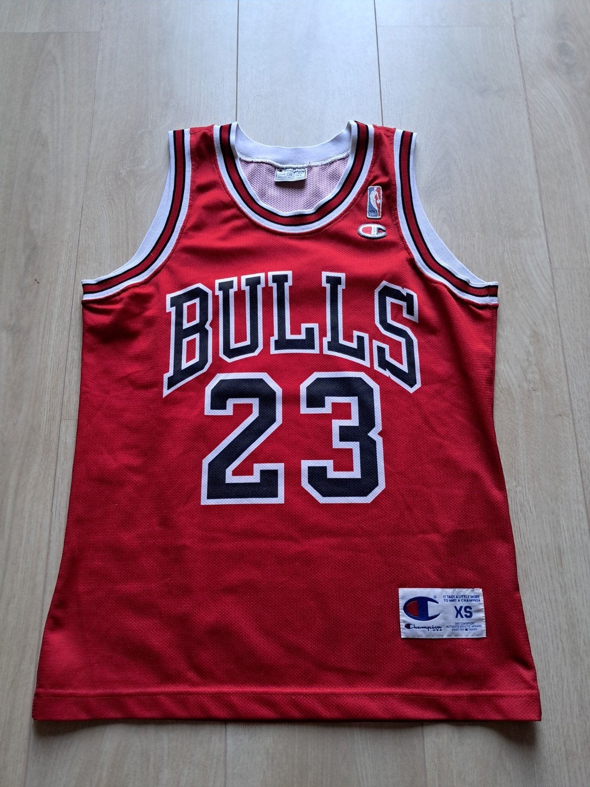 Champion jersey Chicago bulls nba Michael jordan vintage, Verzenden, Kleding