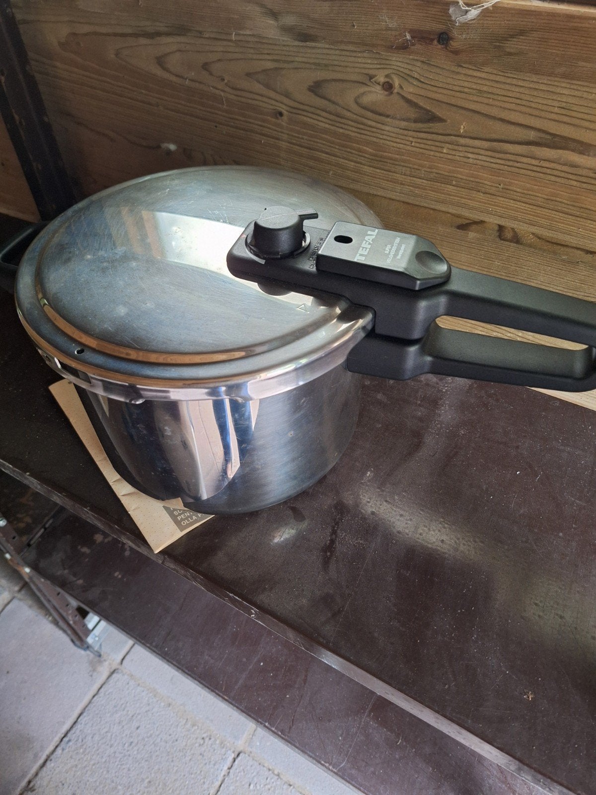 Tefal Snelkookpan - Zo goed als nieuw, Ophalen, Zo goed als nieuw, Metaal, Zilver