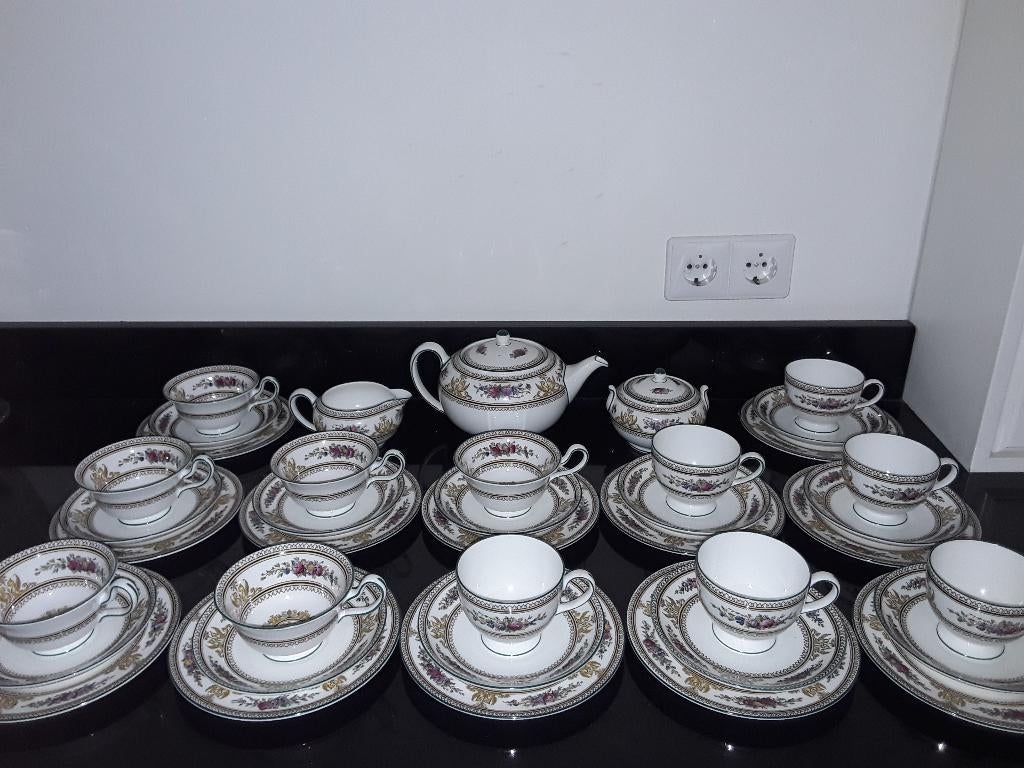 Wedgwood Columbia 6pers eet&theeservies, Ophalen