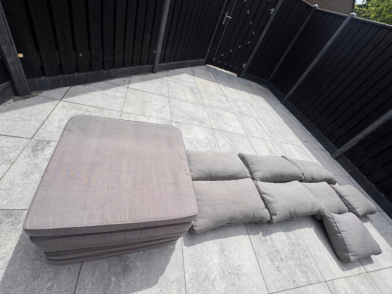 Loungekussenset te koop – In goede staat, Tuin en Terras, Tuinmeubel-accessoires, Ophalen