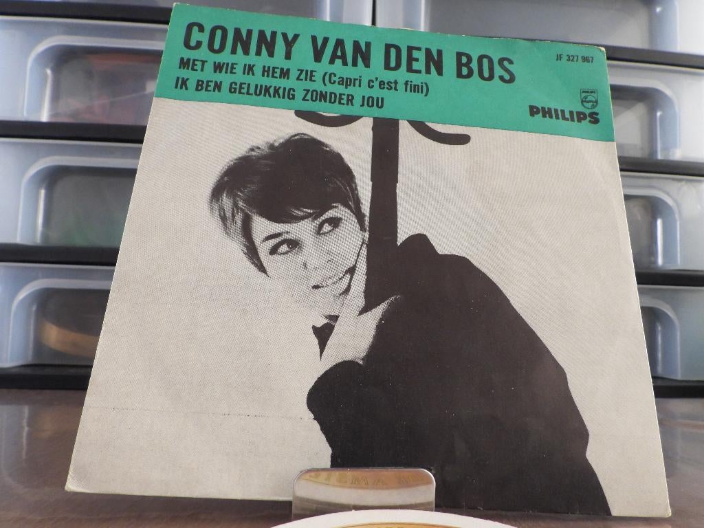 Conny Van Den Bos – Met Wie Ik Hem Zie = Capri C'est Fini, Ophalen of Verzenden, Gebruikt, Pop