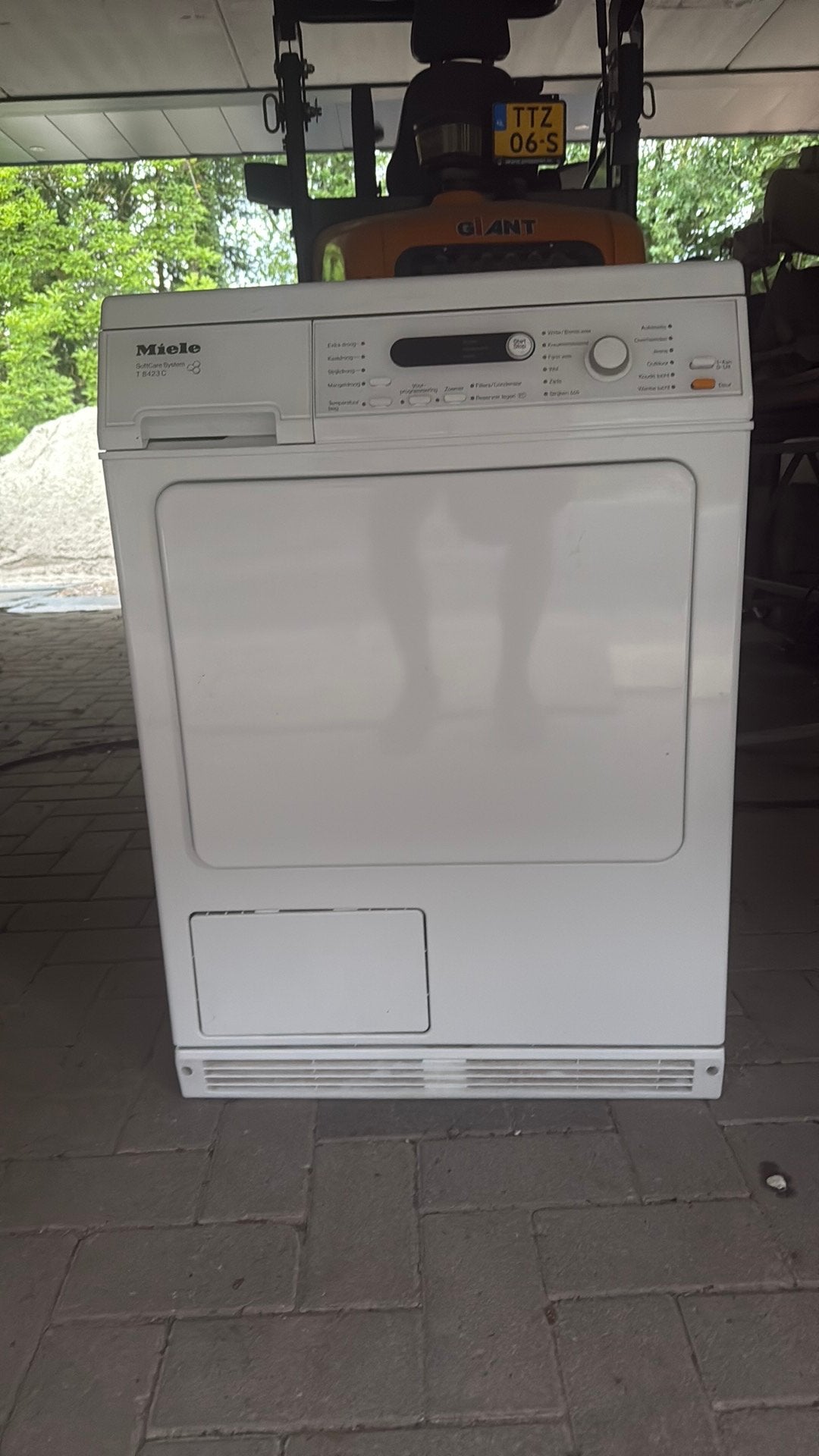 Miele T 8423 C wasdroger - Voor de handige Harry, Ophalen, 6 tot 8 kg, Voorlader, Niet werkend