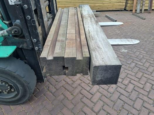 Hardhouten palen 20x20 cm - nr: HB245, Tuin en Terras, Palen, Balken en Planken, Ophalen, Palen, Nieuw, Hardhout