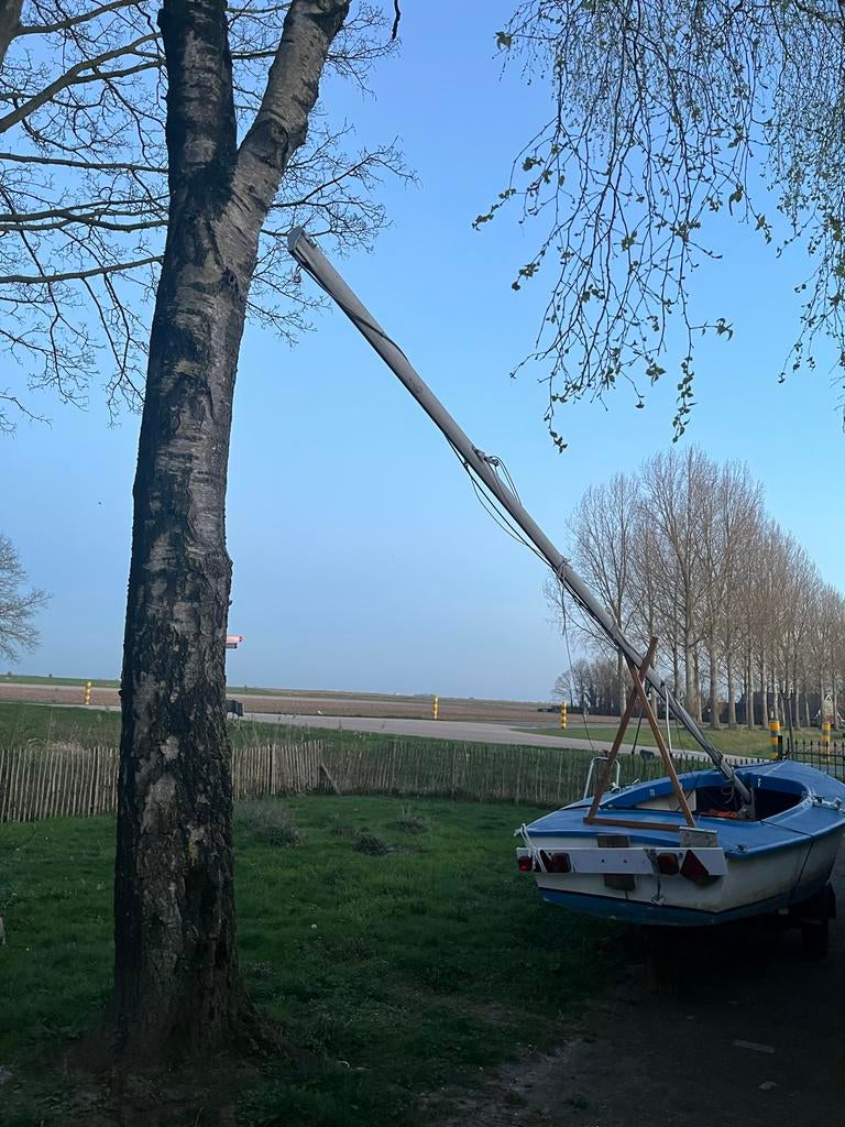 Spanker Flying Errow met buitenboordmotor en trailer, Watersport en Boten, Ophalen, Gebruikt, 6 meter of meer, Overige typen