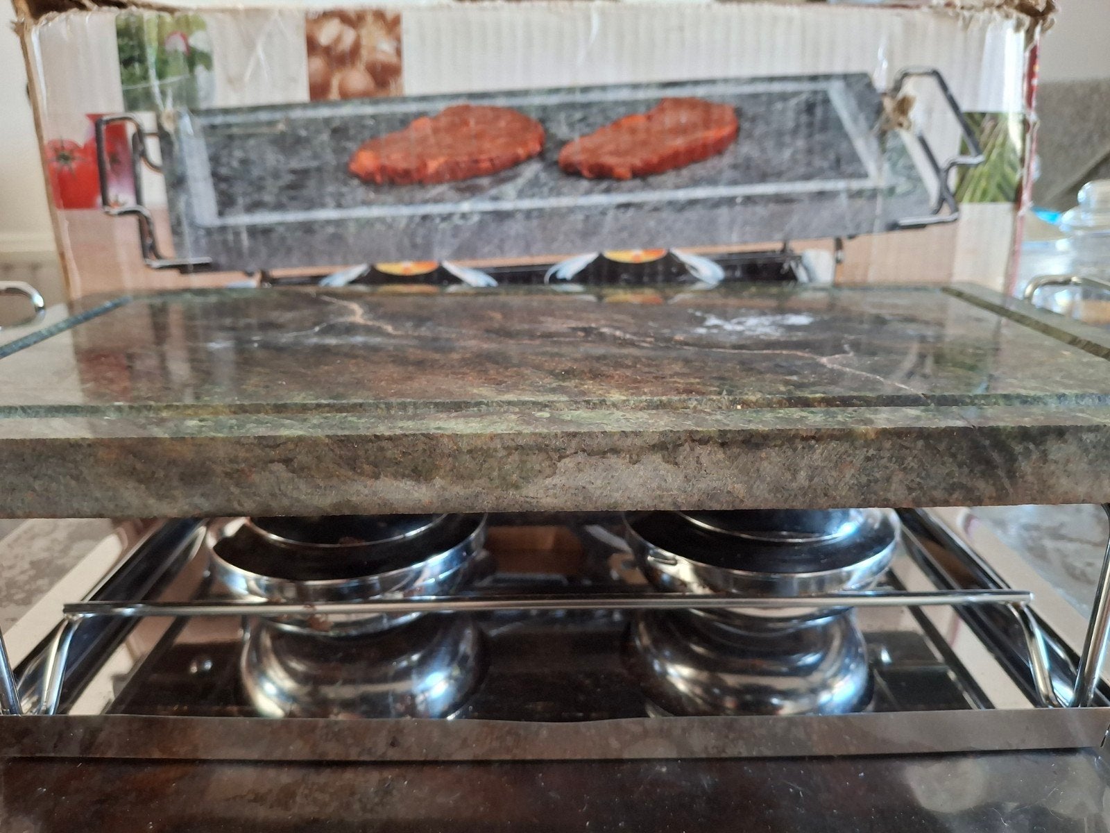 Steengrill, Ophalen, Gebruikt