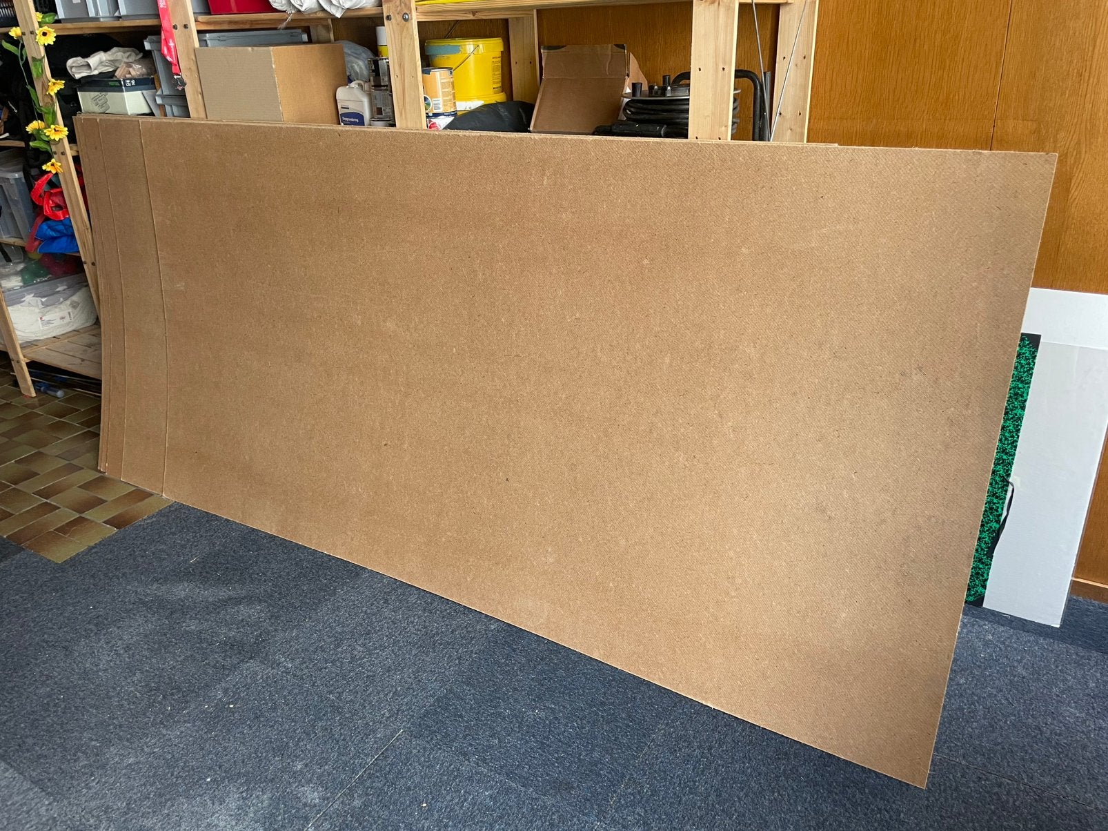 8 hardboard platen 3mm, Ophalen, Nieuw, Overige materialen, Minder dan 20 mm