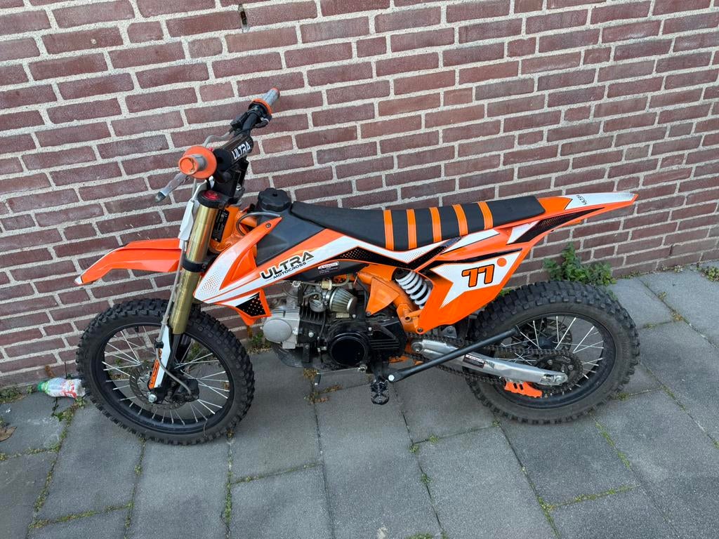 Pitbike 125cc BIEDEN!!, Ophalen, Zo goed als nieuw, Pitbike