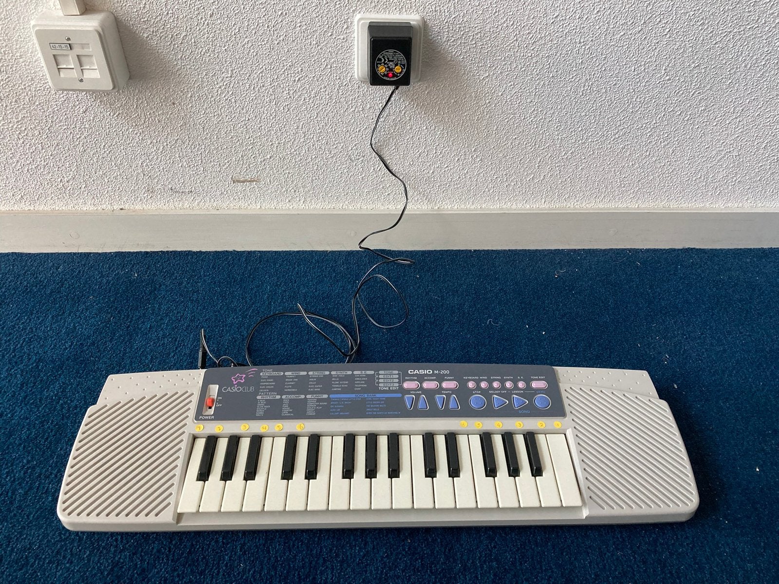 Casio Club keyboard kids M-200, Ophalen of Verzenden, Gebruikt, Casio