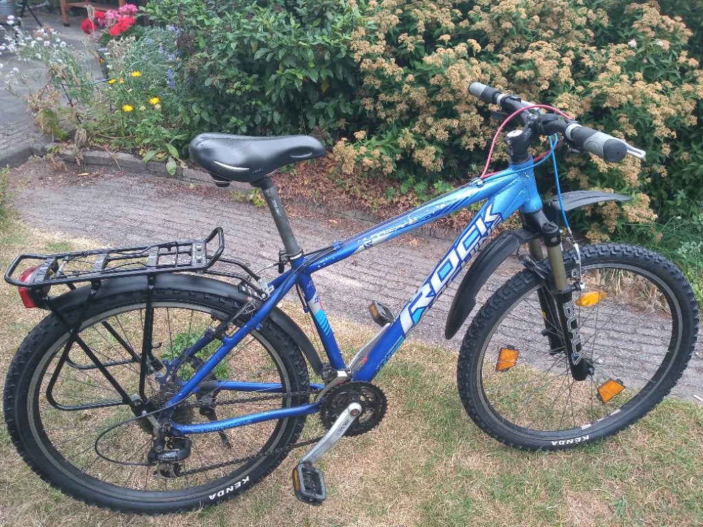 Mountainbike,  Rockrider, tot lengte ongeveer. 170cm, Fietsen en Brommers, Fietsen | Jongens, Gebruikt, 26 inch of meer, Handrem