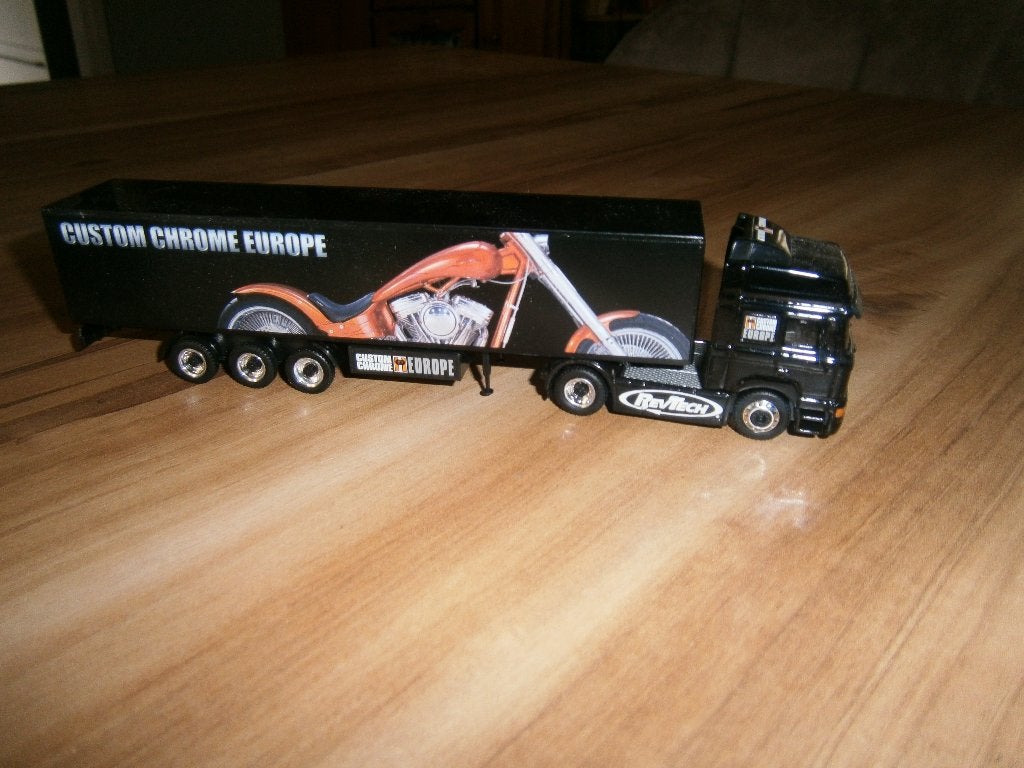 Mooie M.A.N. vrachtwagen Custom Chrome Europe schaal 1:87, Ophalen of Verzenden, Zo goed als nieuw, Bus of Vrachtwagen, Overige merken